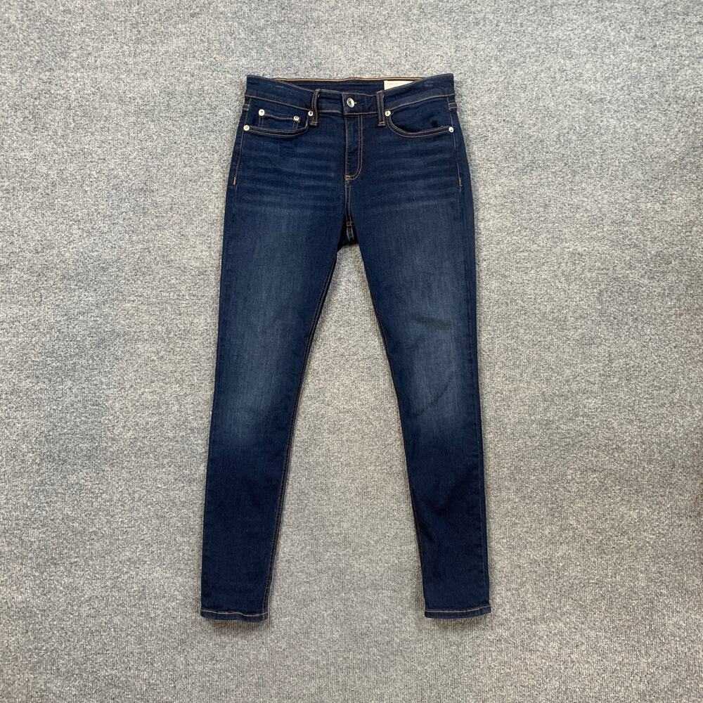 Rag & Bone Jeans Womens 26 Denim Cate Mid Rise Ankle Skinny Cropped Stretch